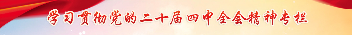 学习贯彻党的二十届四中全会精神专栏